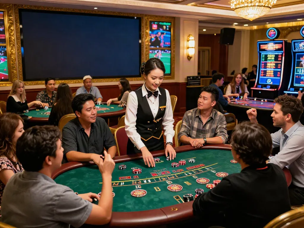 Engaging online gaming experience at MAN88 casino showcasing blackjack and sports betting.