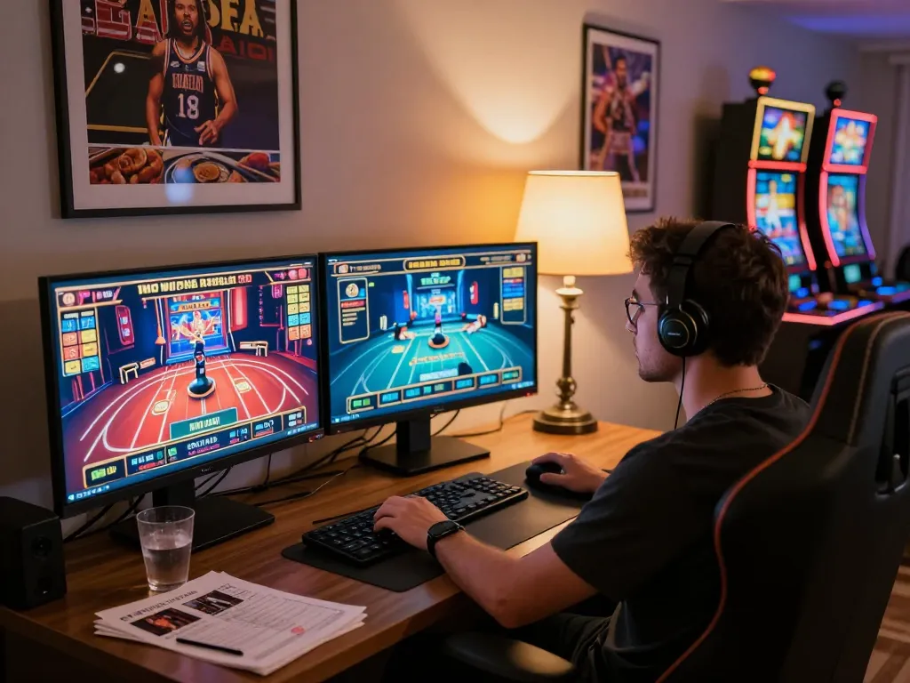 Engaging online gaming setup showcasing https://va88.now/ with vibrant live dealer games in action