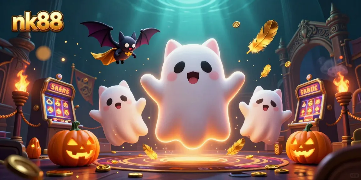 Engage in the thrilling scenes of nk88, where a ghost cat haunts the casino games.