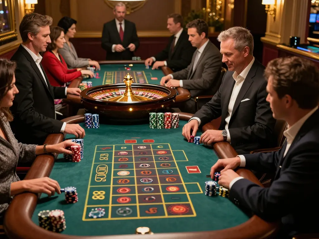 Players engaging in thrilling roulette games at CM88 casino.